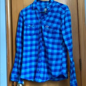 Hollister flannel size large